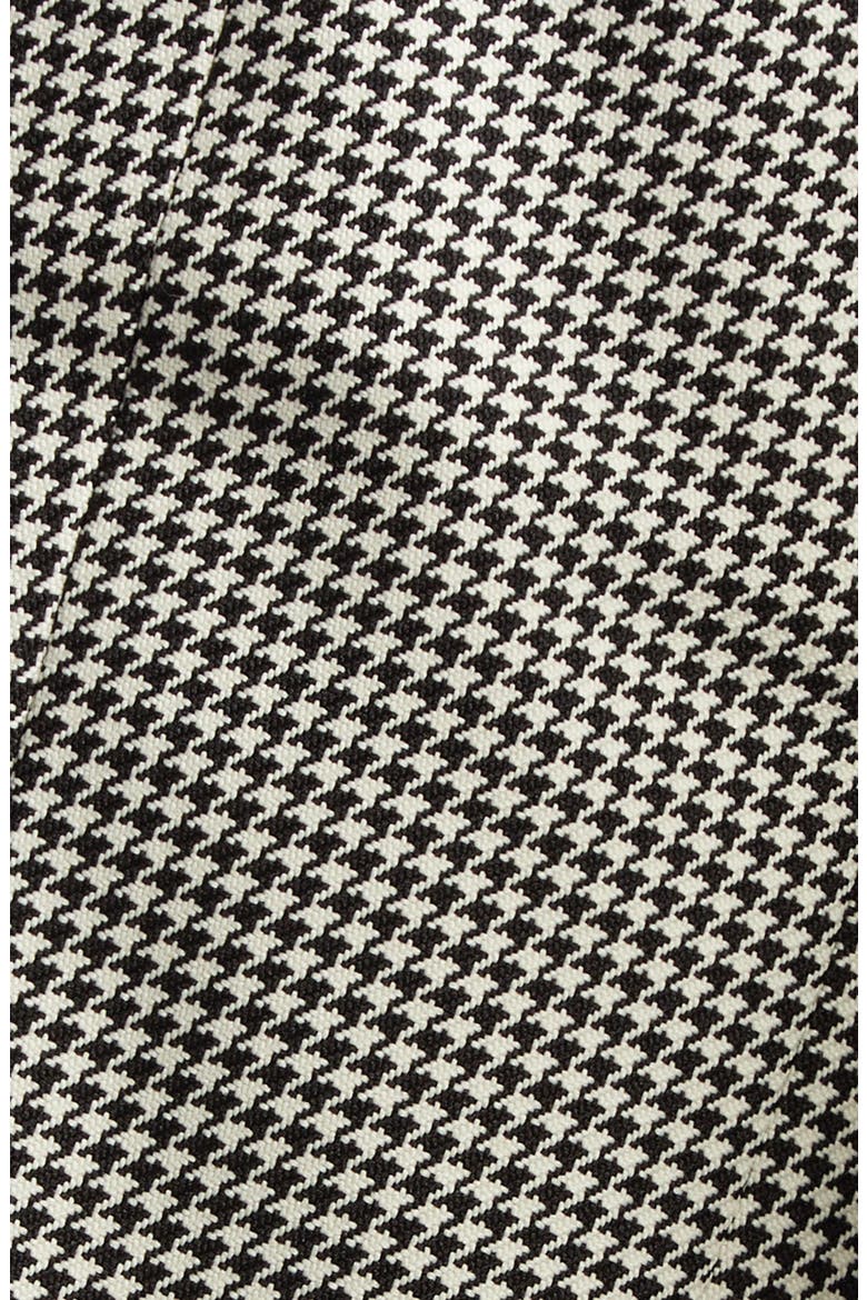 Four-Sleeve Asymmetric Houndstooth Jacket, Alternate, color, BLACK/ WHITE