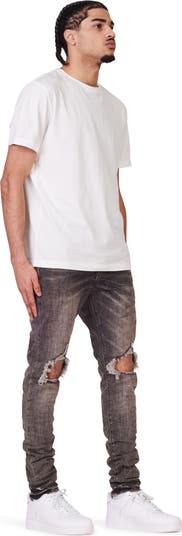 Ripped Stretch Skinny Jeans