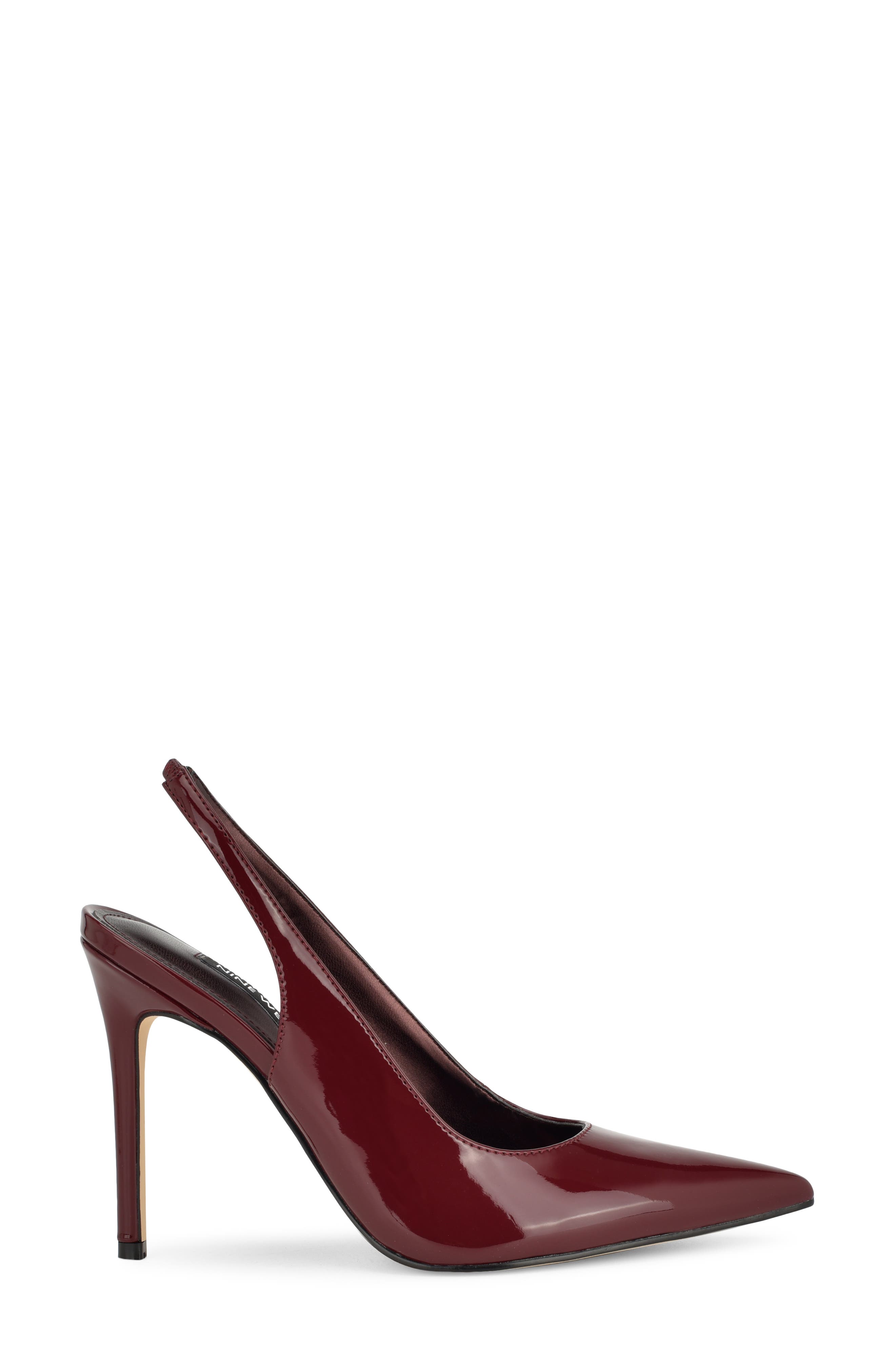 Nine West Feather Slingback Pointed Toe Pump, Alternate, color, 