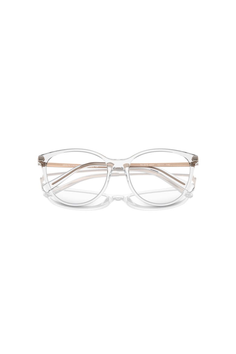53mm Cat Eye optical glasses, Alternate, color, Transparent