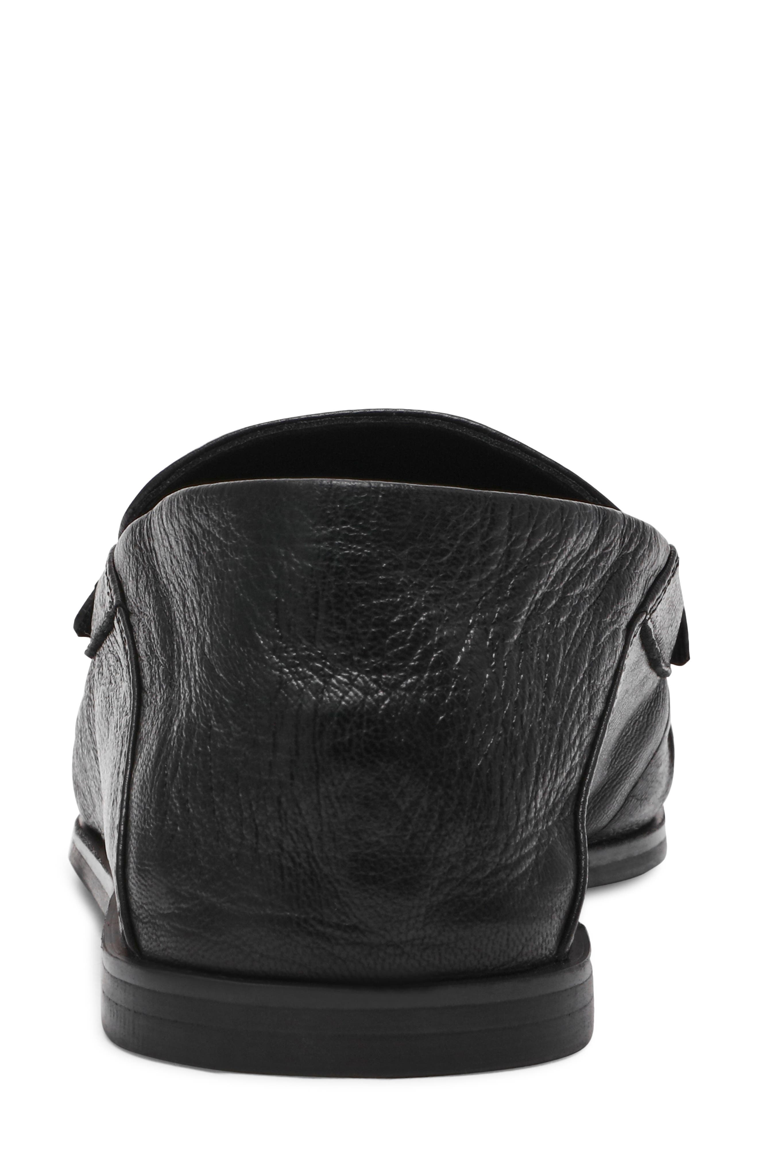 Steve Madden Stewart Convertible Penny Loafer, Alternate, color, Black Leather