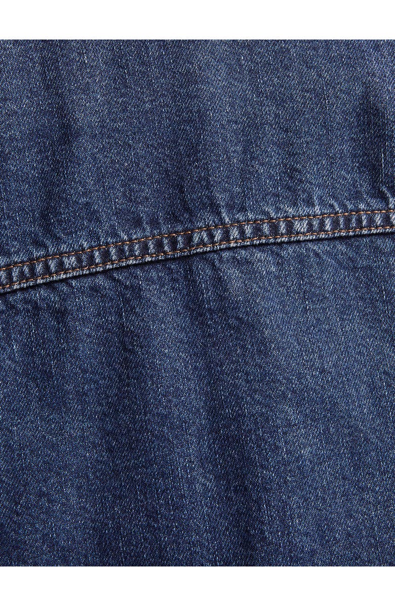 Celtic & Co. Boxy Patch Pocket Denim Jacket, Alternate, color, Indigo Rinse Wash