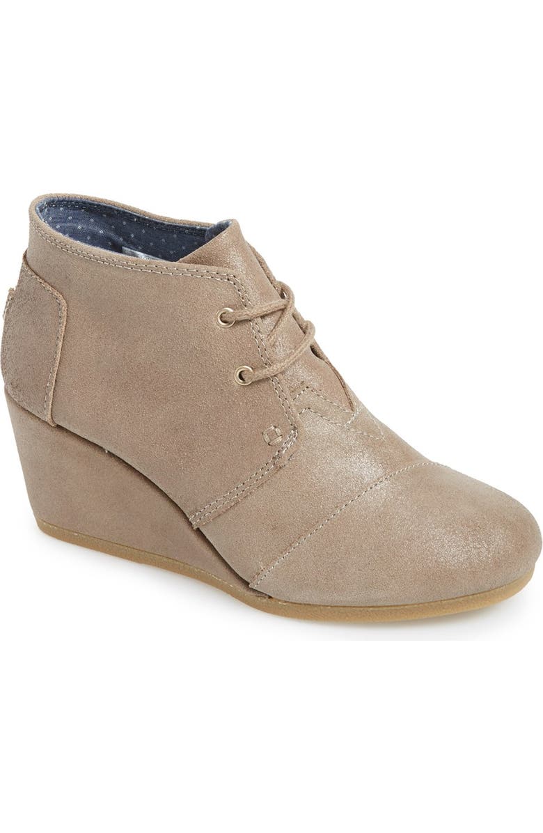 TOMS 'Desert' Wedge Bootie, Main, color,