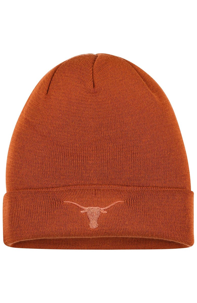 Nike Men's Nike Burnt Orange Texas Longhorns Tonal Cuffed Knit Hat, Main, color, 