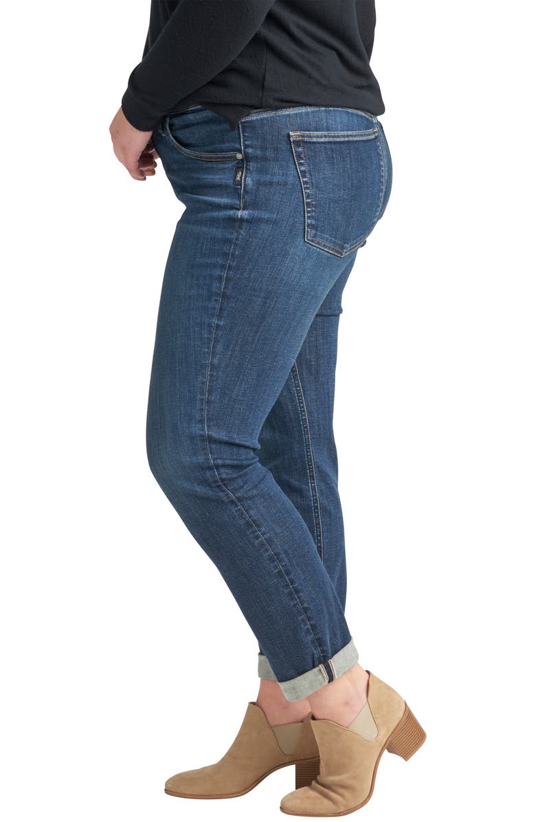 Silver Jeans Co. Beau Mid Rise Girlfriend Jeans, Alternate, color, 