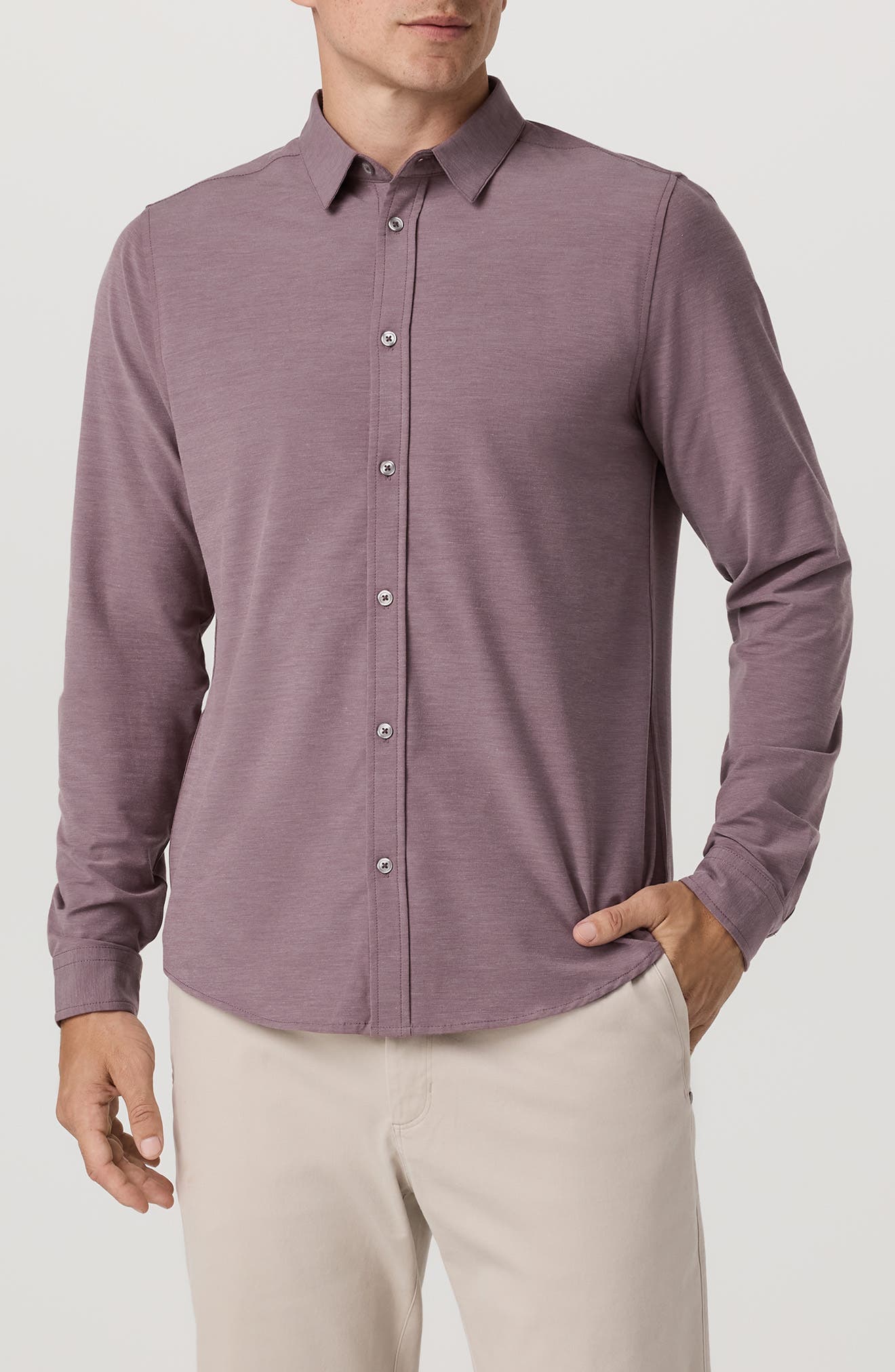Long Sleeve Bridge Button-Up Shirt - image 5
