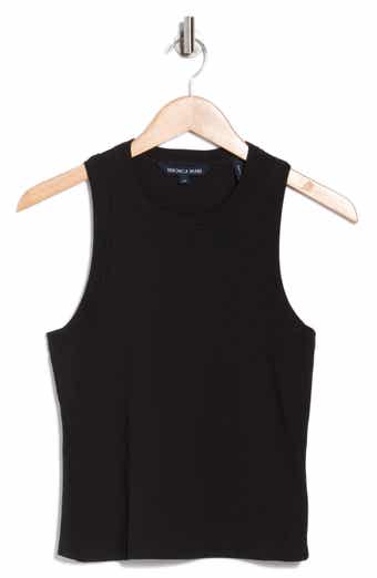 Veronica Beard Jordyn Rib Cotton Crop Tank