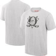 FANATICS Men's Fanatics Cream Anaheim Ducks Made in Canada T-Shirt