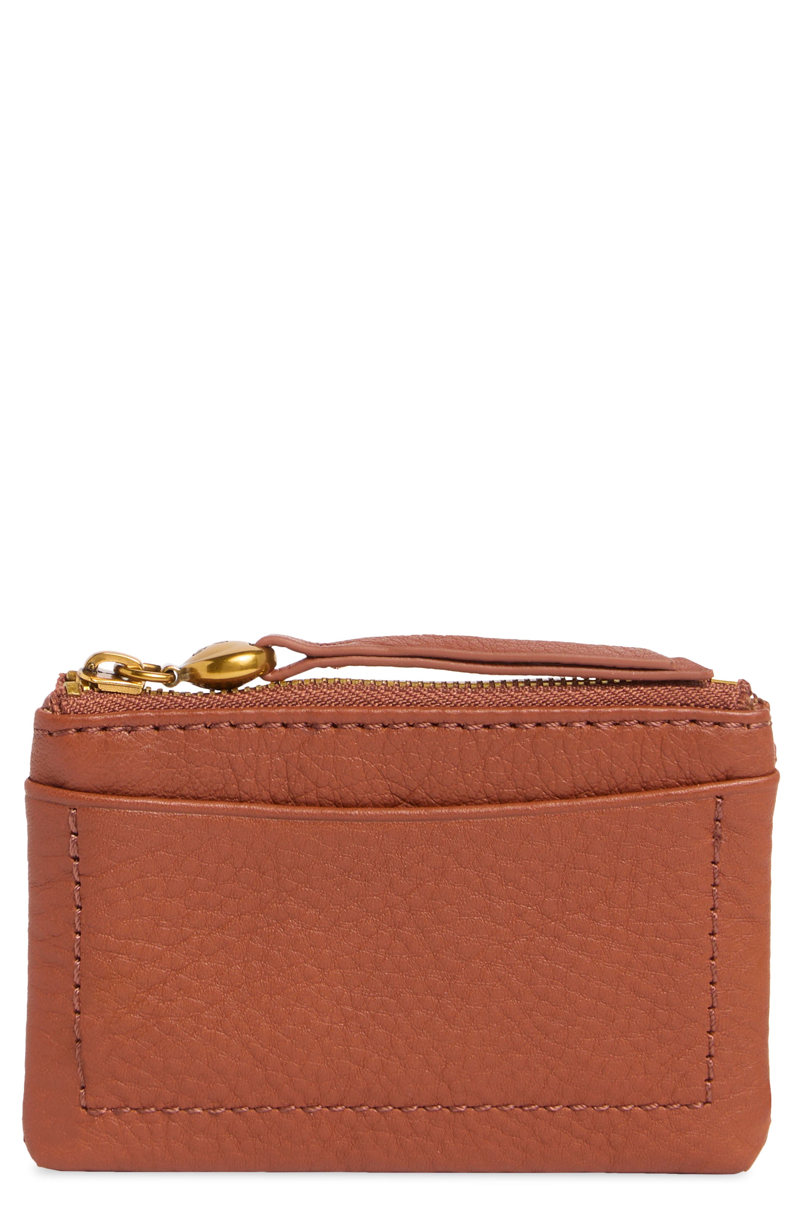 HOBO Lumen Leather Zip Card Case