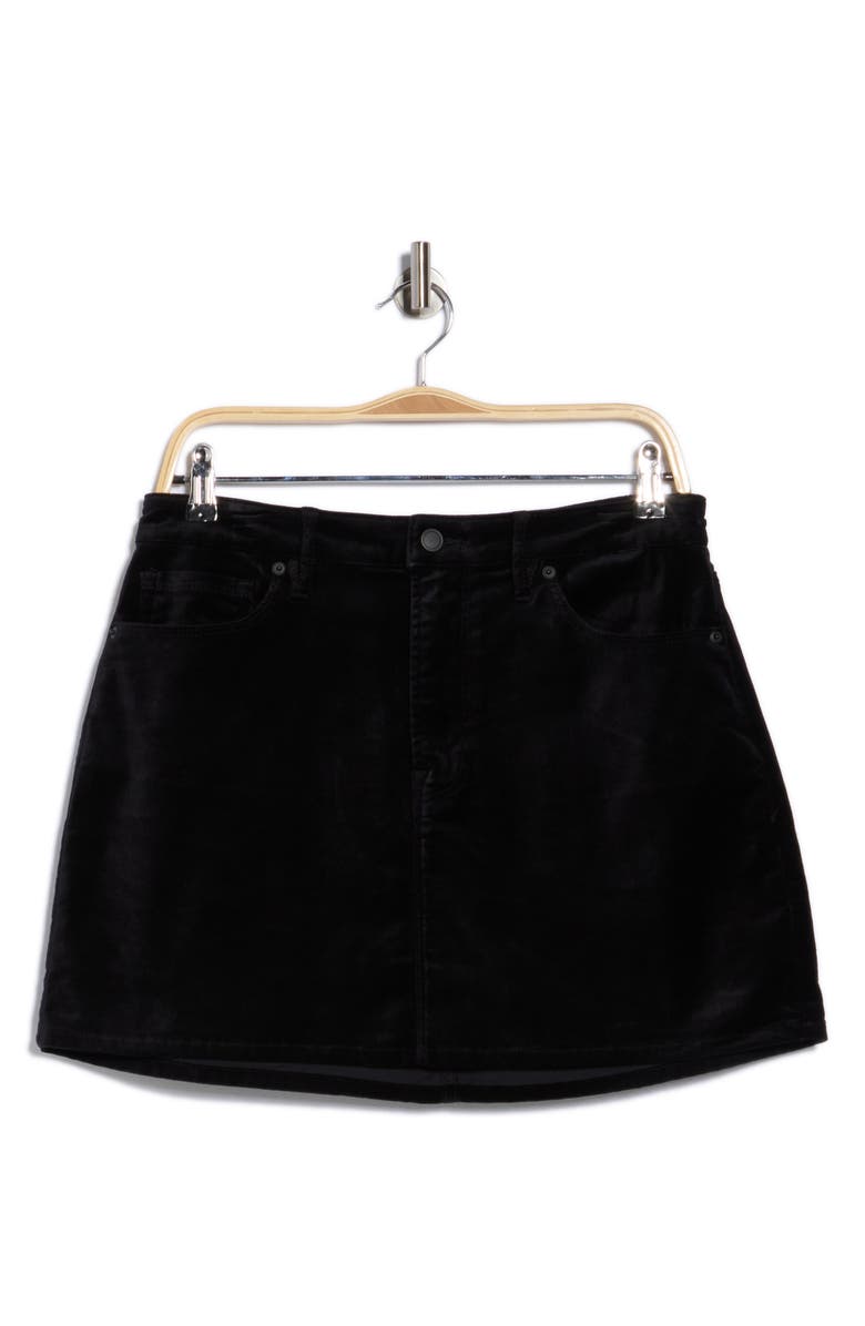 Velvet Miniskirt