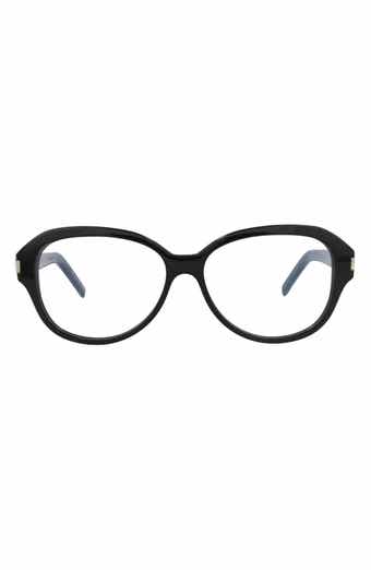 Saint Laurent 57mm Oval Optical Glasses