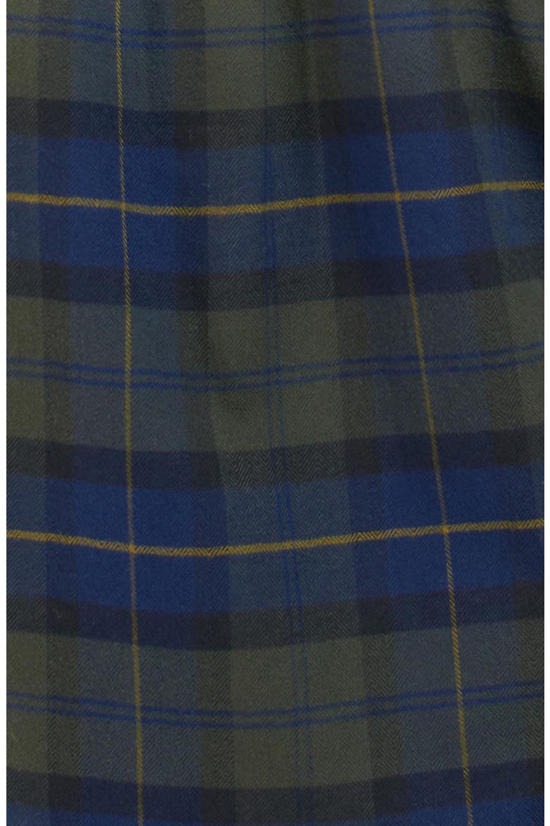 Kyeloch Tailored Fit Plaid Cotton Button-Down Shirt, Alternate, color, OLIVE NIGHT