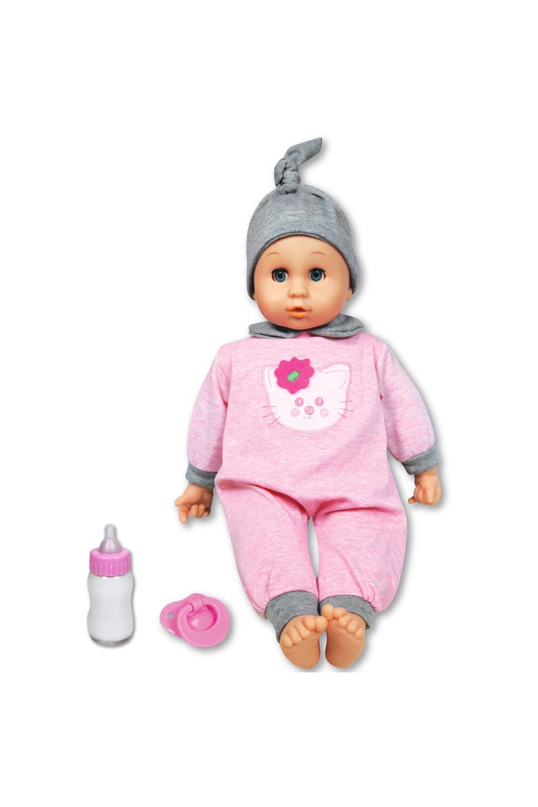 16 Inch Blinking Eyes Baby Doll Cecilia, Main, color, Multicolored