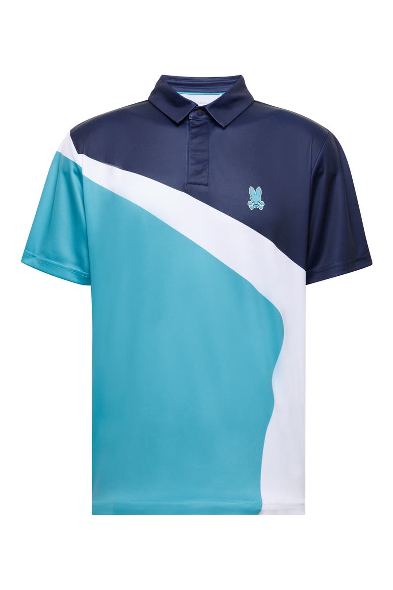 Ray Colorblock Sport Polo, Alternate, color, BACHELOR BUTTON