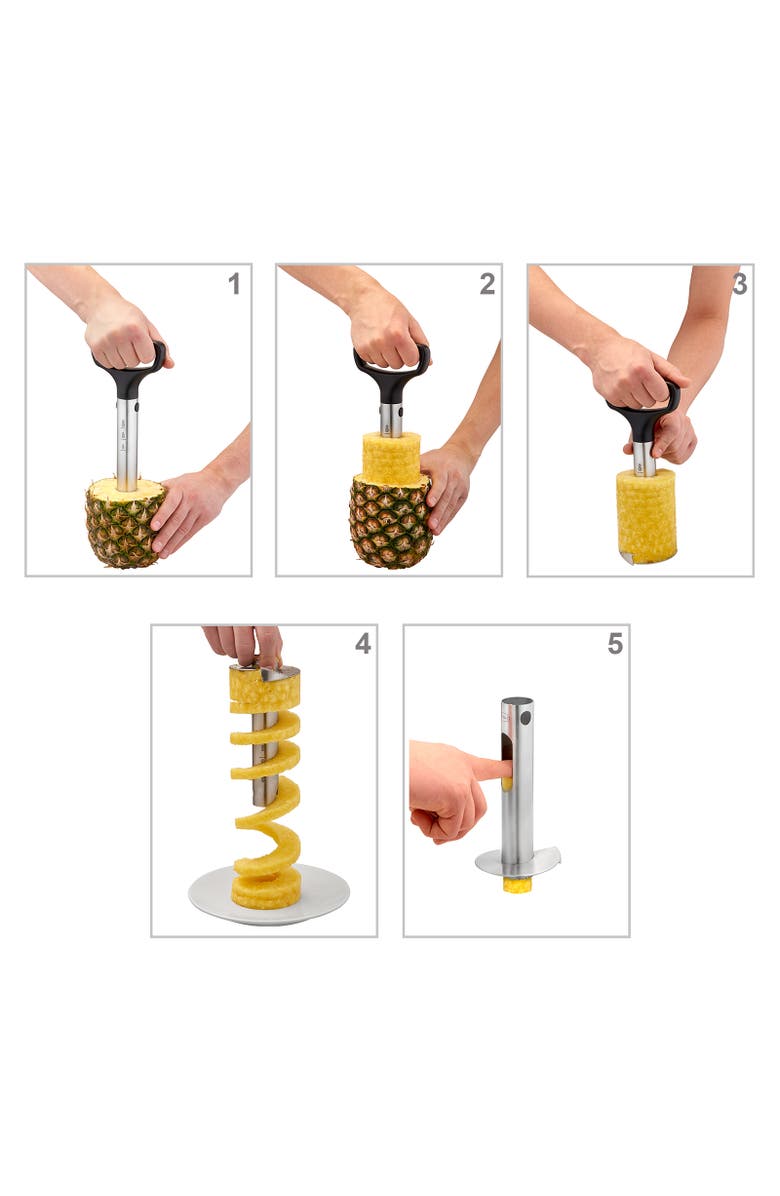 Rosle Professional Stainless Steel Pineapple Cutter, Alternate, color, Silver