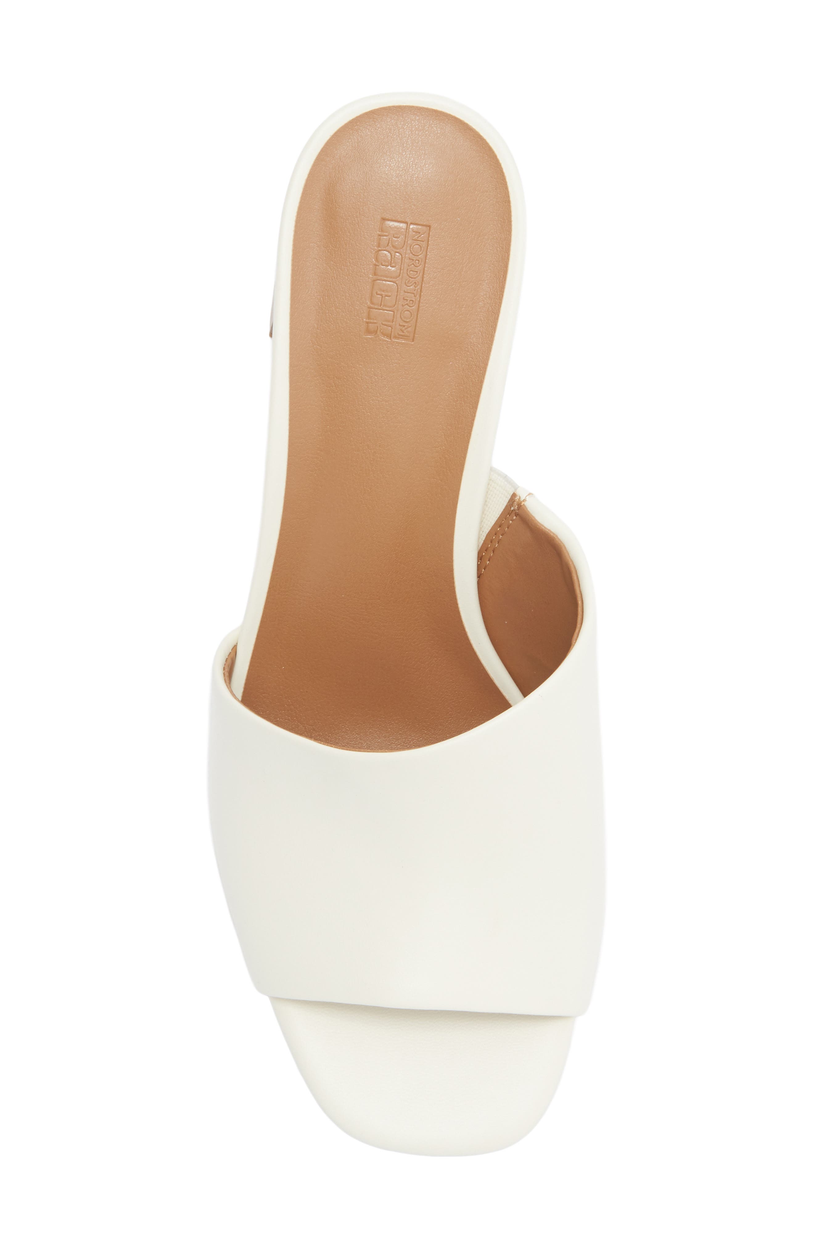 Luella Block Heel Slide Sandal, Alternate, color, IVORY VANILLA