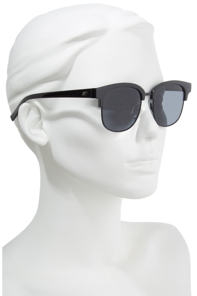 Recognition 53mm Sunglasses, Alternate, color, BLACK