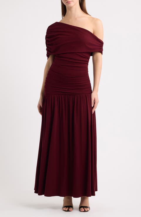 Arabella One-Shoulder Maxi Dress