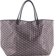 Pre-Owned Goyard Saint Louis Tote Claire Voie Coated Canvas GM