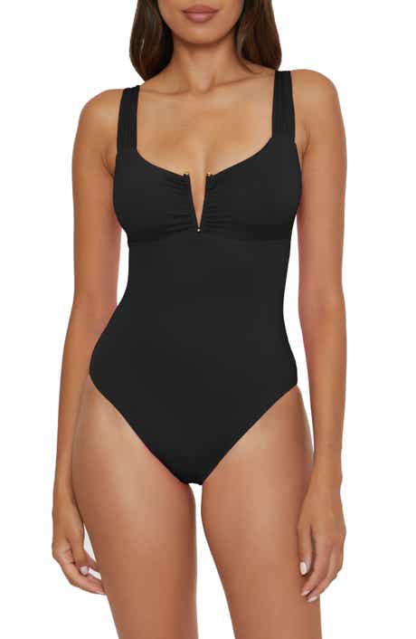 Color Code V-Wire One-Piece Swimsuit
