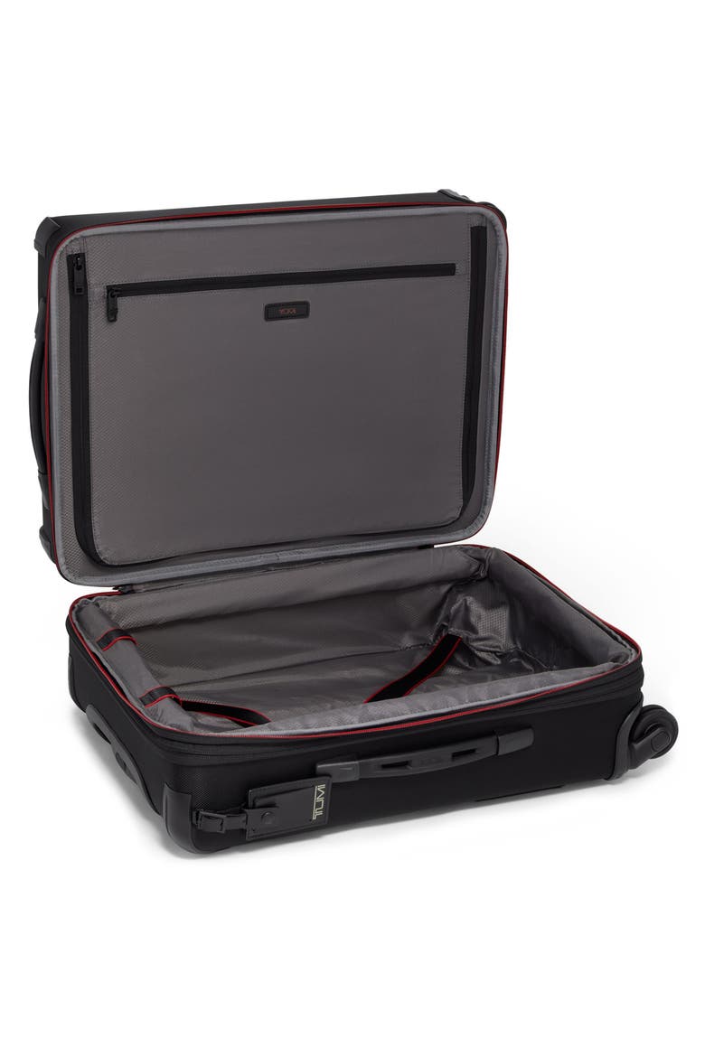 Aerotour Large Front Pocket Expandable Carry-On, Alternate, color, BLACK