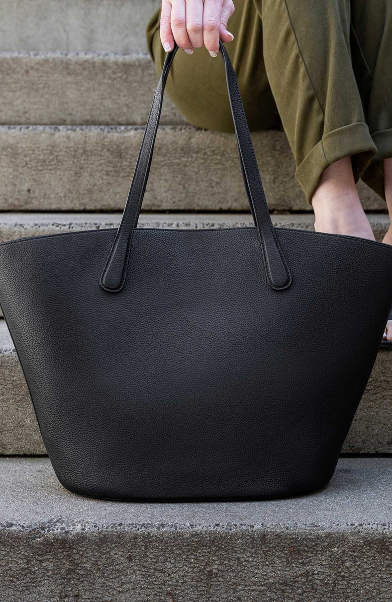 Italic Sienna Leather Tote and Albee Leather Card Holder Bundle, Alternate, color,