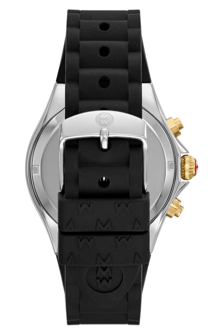 Jellybean Silicone Strap Watch, 38mm, Alternate, color, TWO TONE
