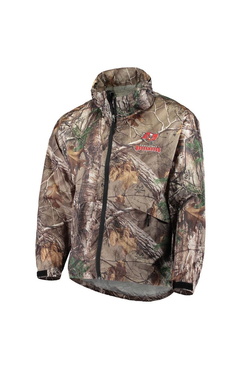 DUNBROOKE Men's Dunbrooke Realtree Camo Tampa Bay Buccaneers Circle Sportsman Waterproof Packable Full-Zip Jacket, Alternate, color,