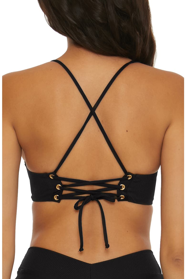 Modern Edge Underwire Bikini, Alternate, color, BLACK