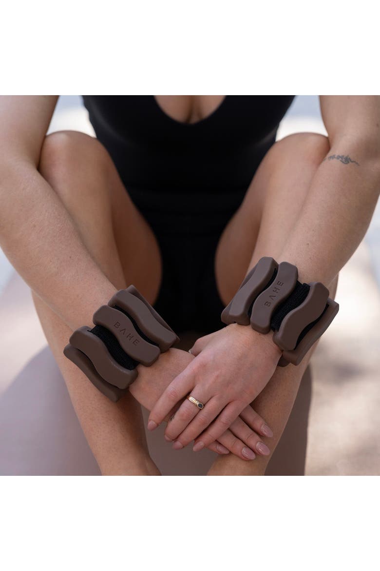 Silicone Ankle Wrist Weights 500g, Alternate, color, Cinnamon