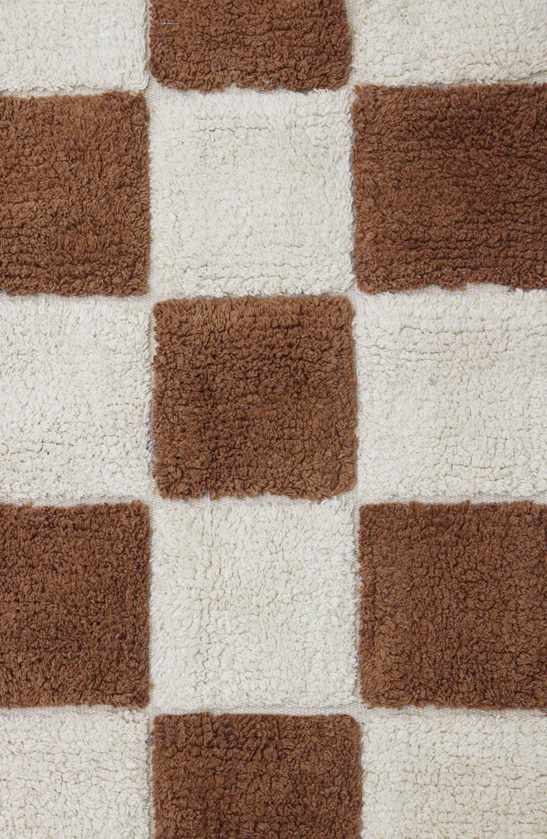 Lorena Canals Tiles Washable Cotton Blend Rug, Alternate, color, Toffee