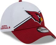 New Era Men's New Era White/Cardinal Arizona Cardinals 2023 Sideline 39THIRTY Flex Hat