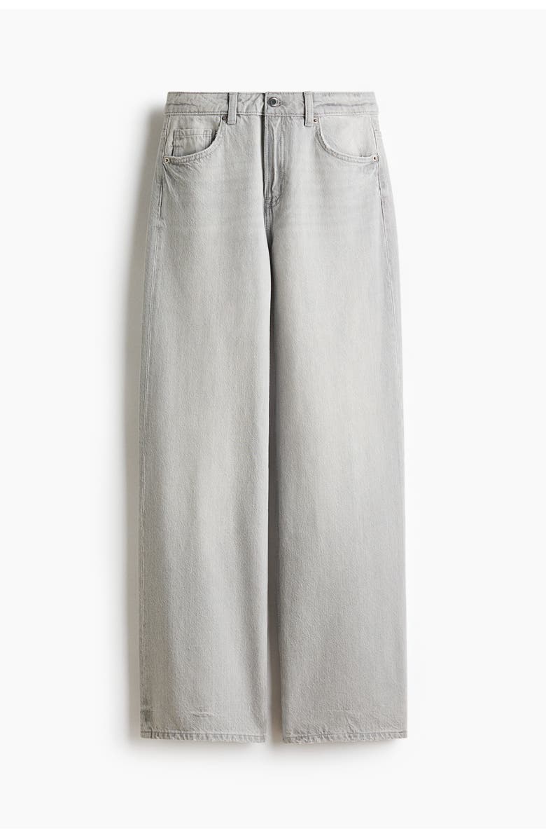 H&M Wide High Jeans, Main, color, 