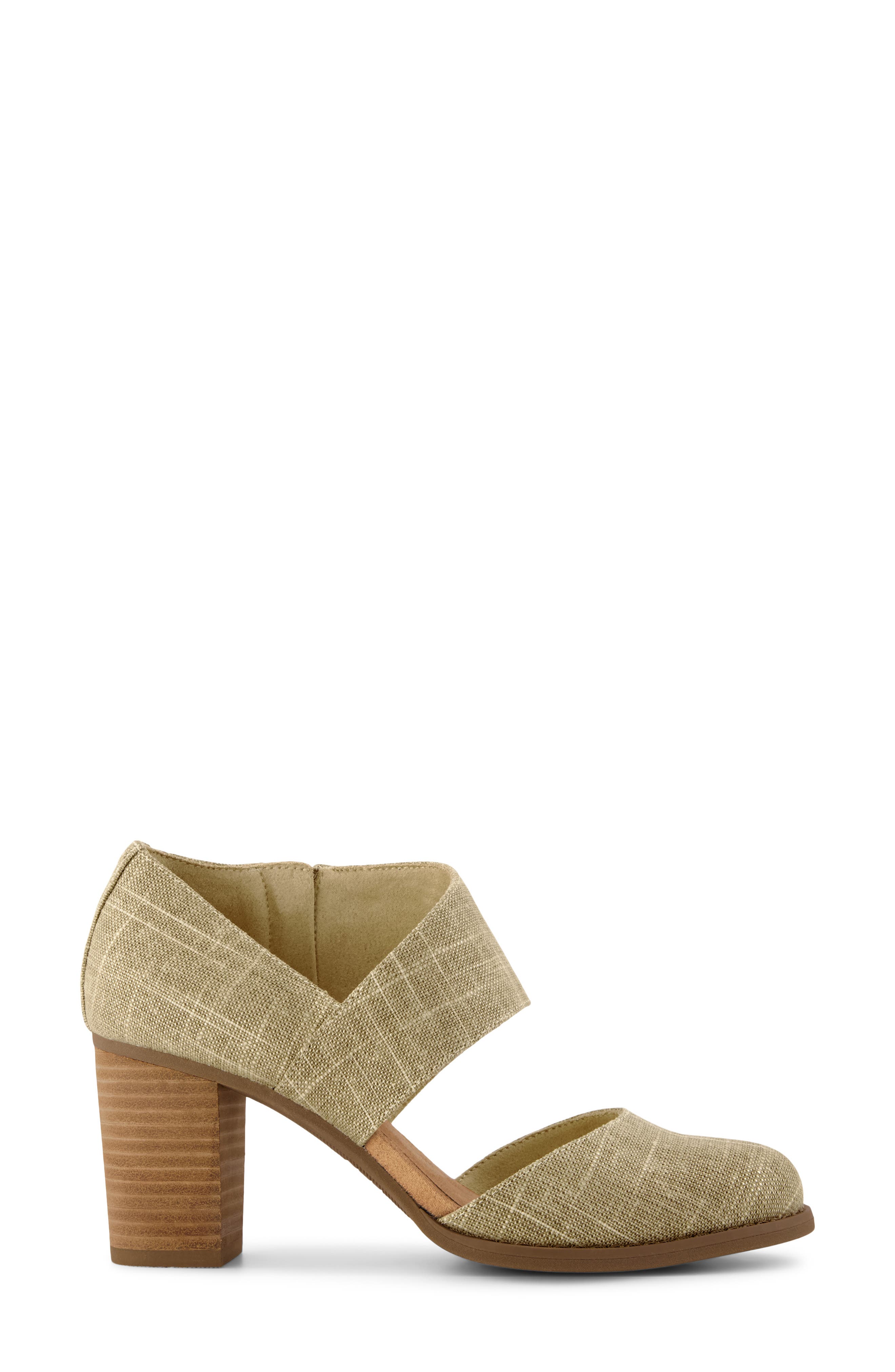 Milan Nova Block Heel Pump, Alternate, color, GOLD