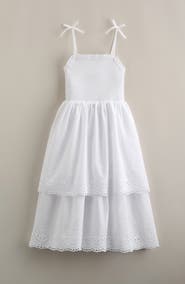 Nordstrom Kids' Eyelet Midi Dress