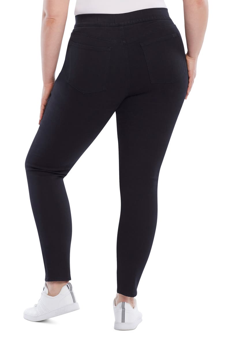 Pull-On Skinny Jeans, Alternate, color, CLASSIC BLACK