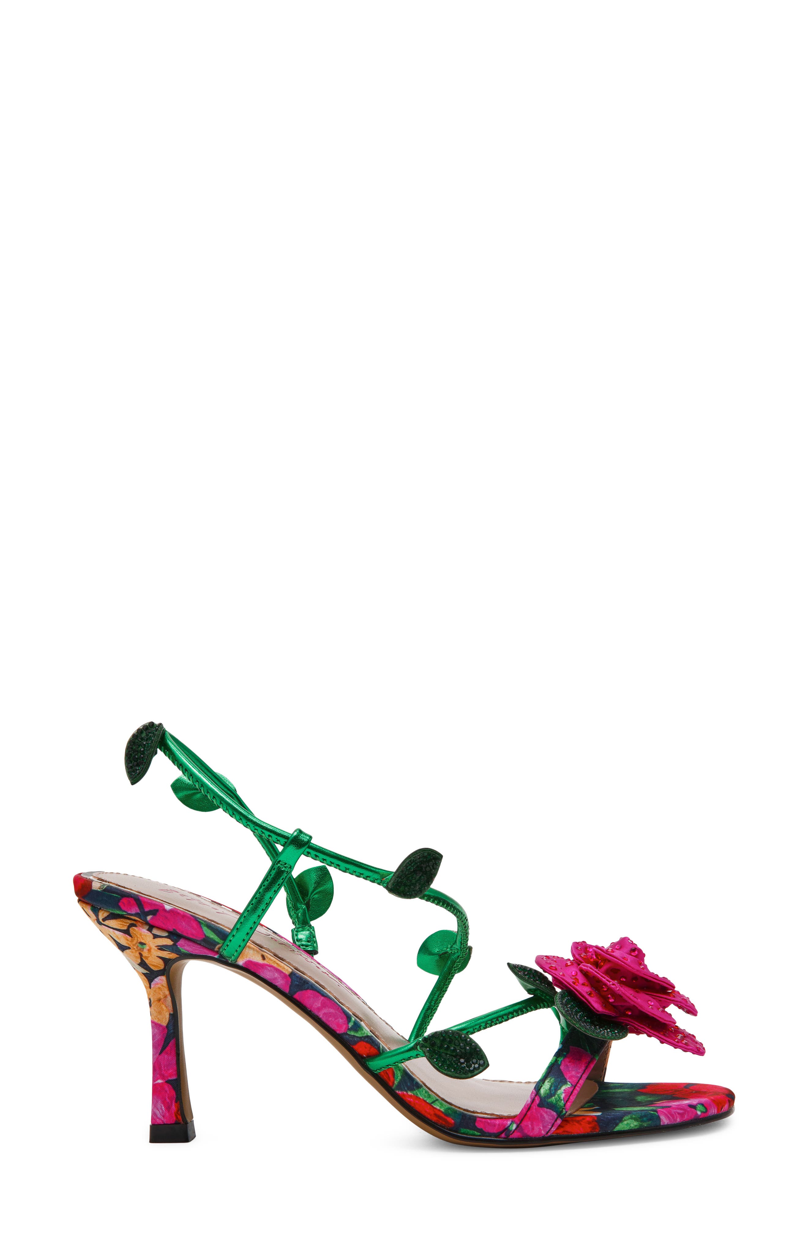 Evelyn Sandal, Alternate, color, FLORAL MULTI