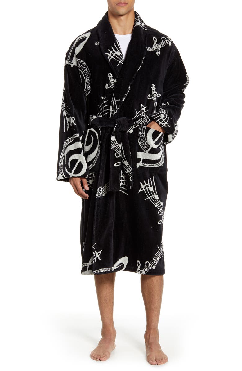 Majestic International Terry Velour Robe, Main, color, 