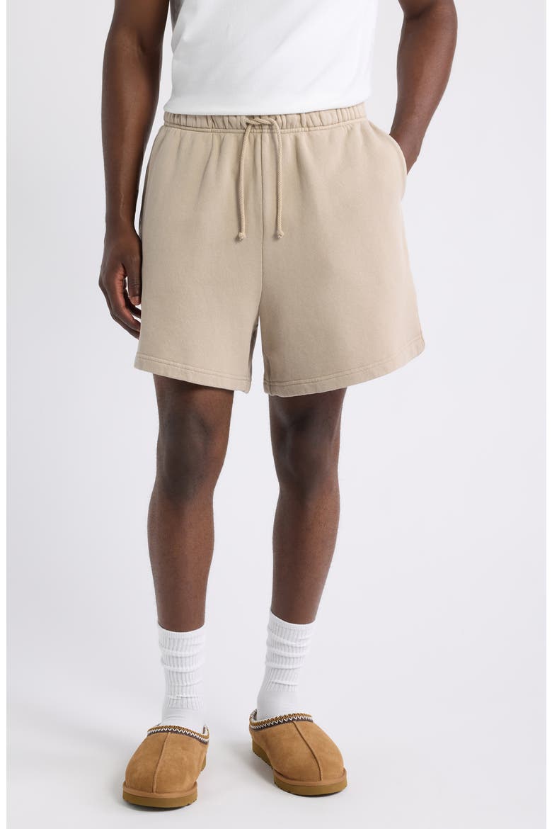 Relaxed Sweat Shorts, Main, color, TAN