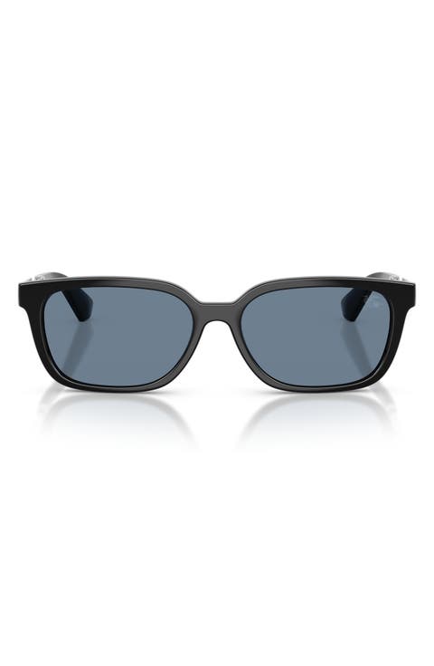 54mm Polarized Rectangular Sunglasses