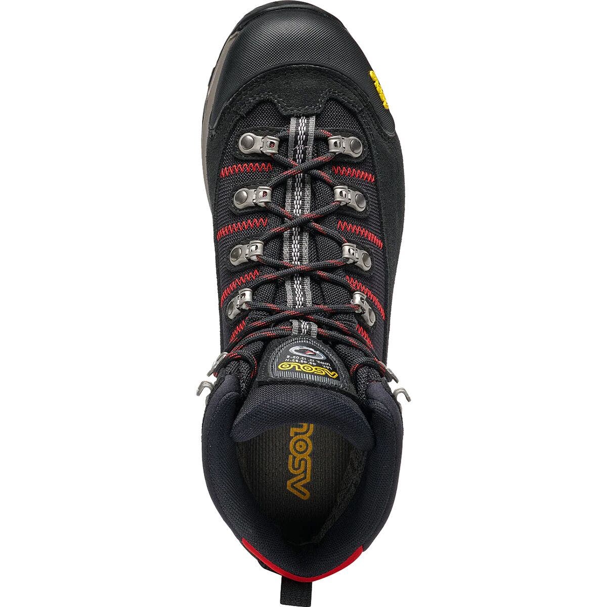 Asolo Fugitive Gtx Wide Hiking Boot - Men's, Alternate, color, Black/Red