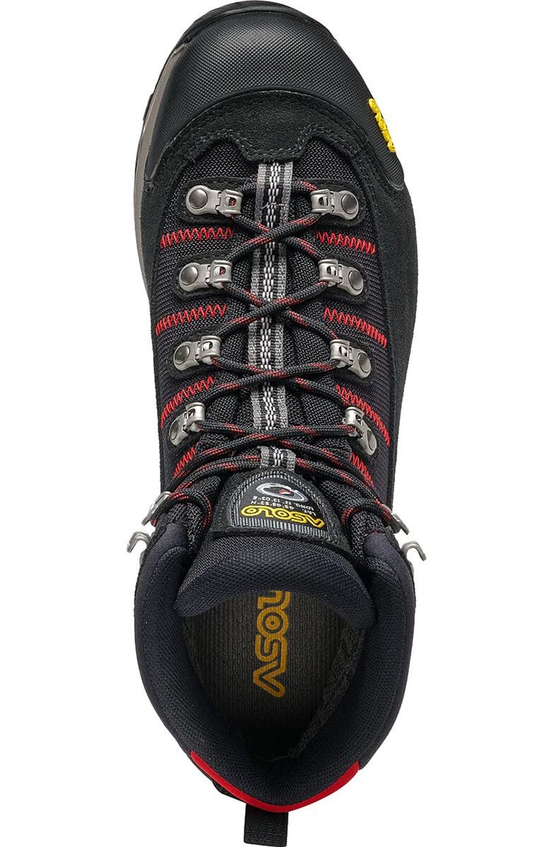 Asolo Fugitive Gtx Wide Hiking Boot - Men
s, Alternate, color, Black/Red