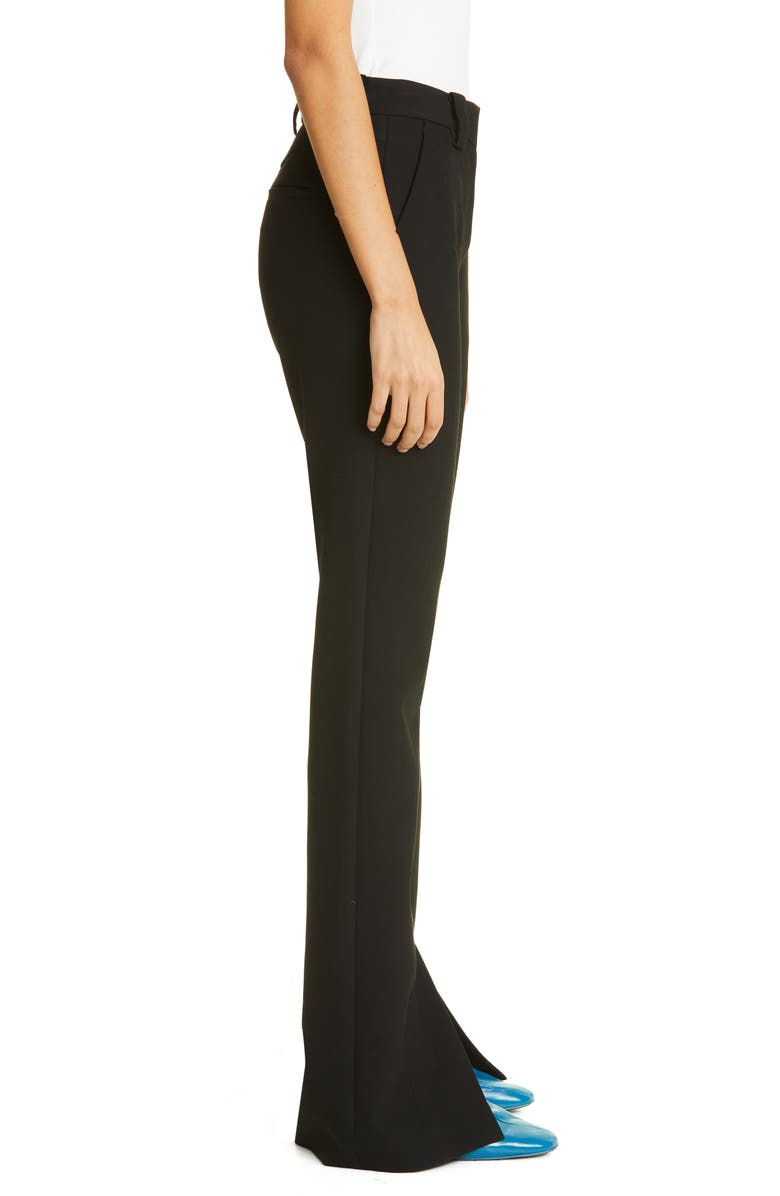 A.L.C. Carson Slit Hem Pants, Alternate, color, Black