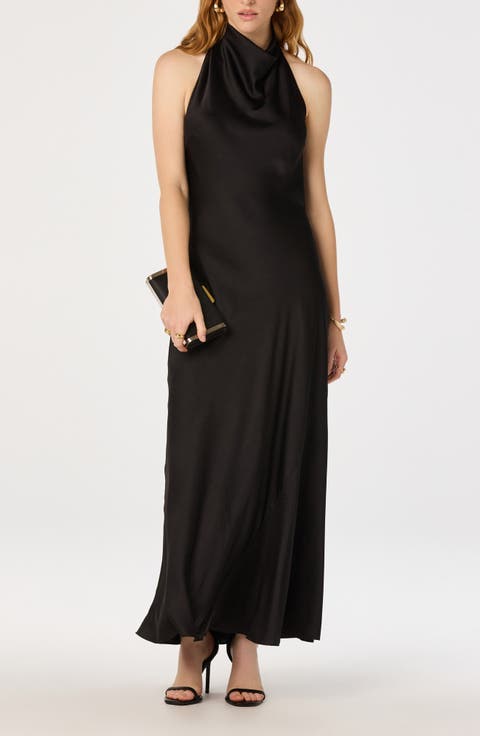 Mackenzi Cowl Neck Sleeveless Gown