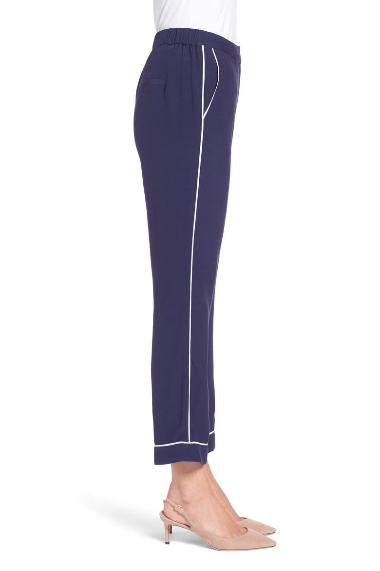 Ankle Pajama Pants, Alternate, color, NAVY PEACOAT