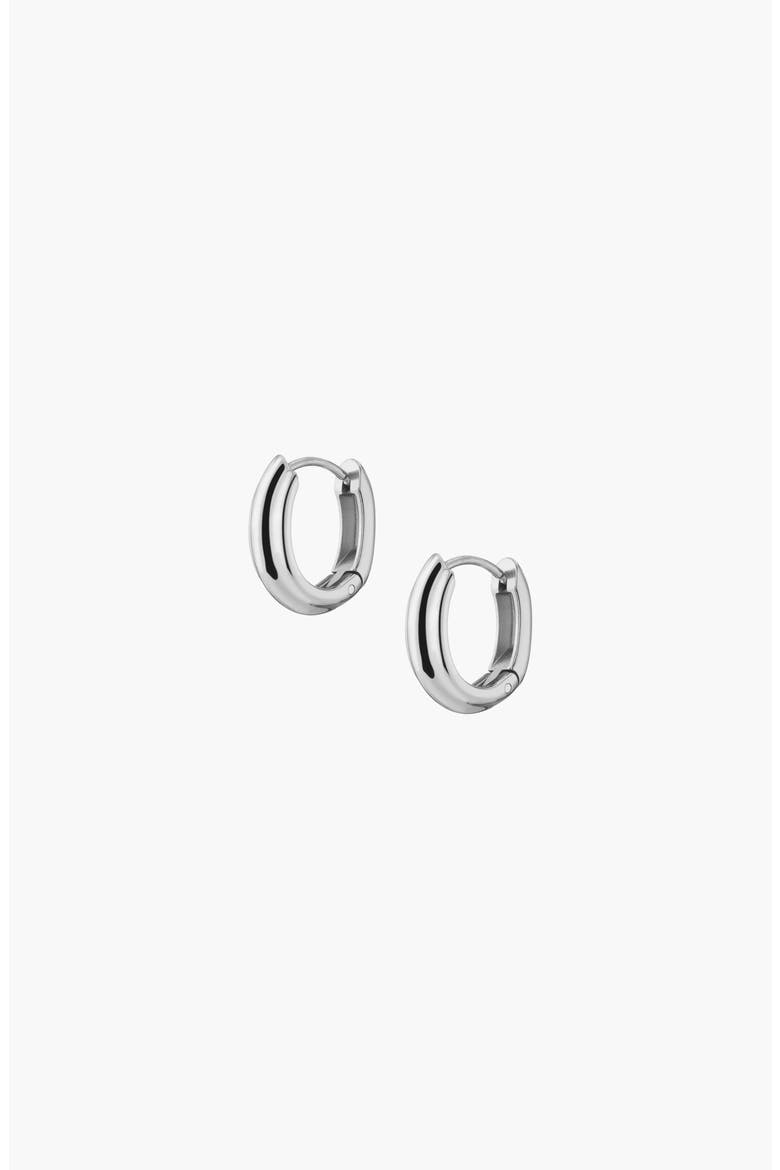 Tidal Hoop Earrings, Main, color, White