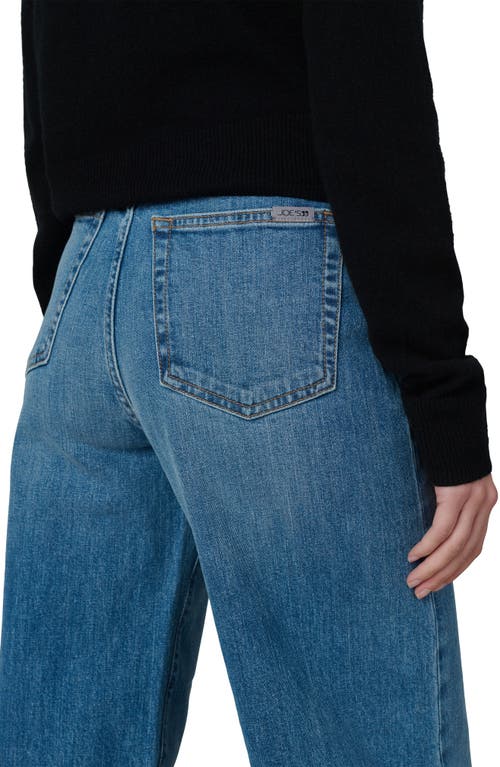 Joe's High Waist Wide Leg Jeans In Blue