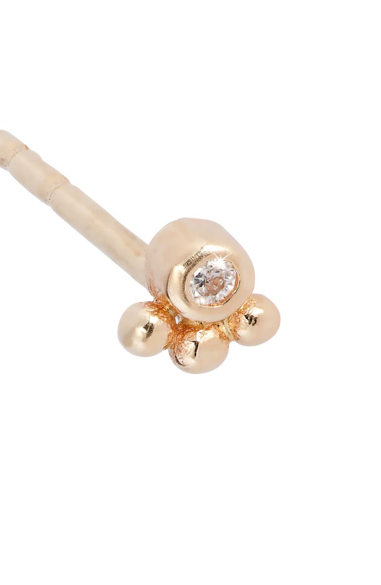 Anzie x Mel Soldera Phanie Diamond Stud Earrings, Alternate, color, Clear