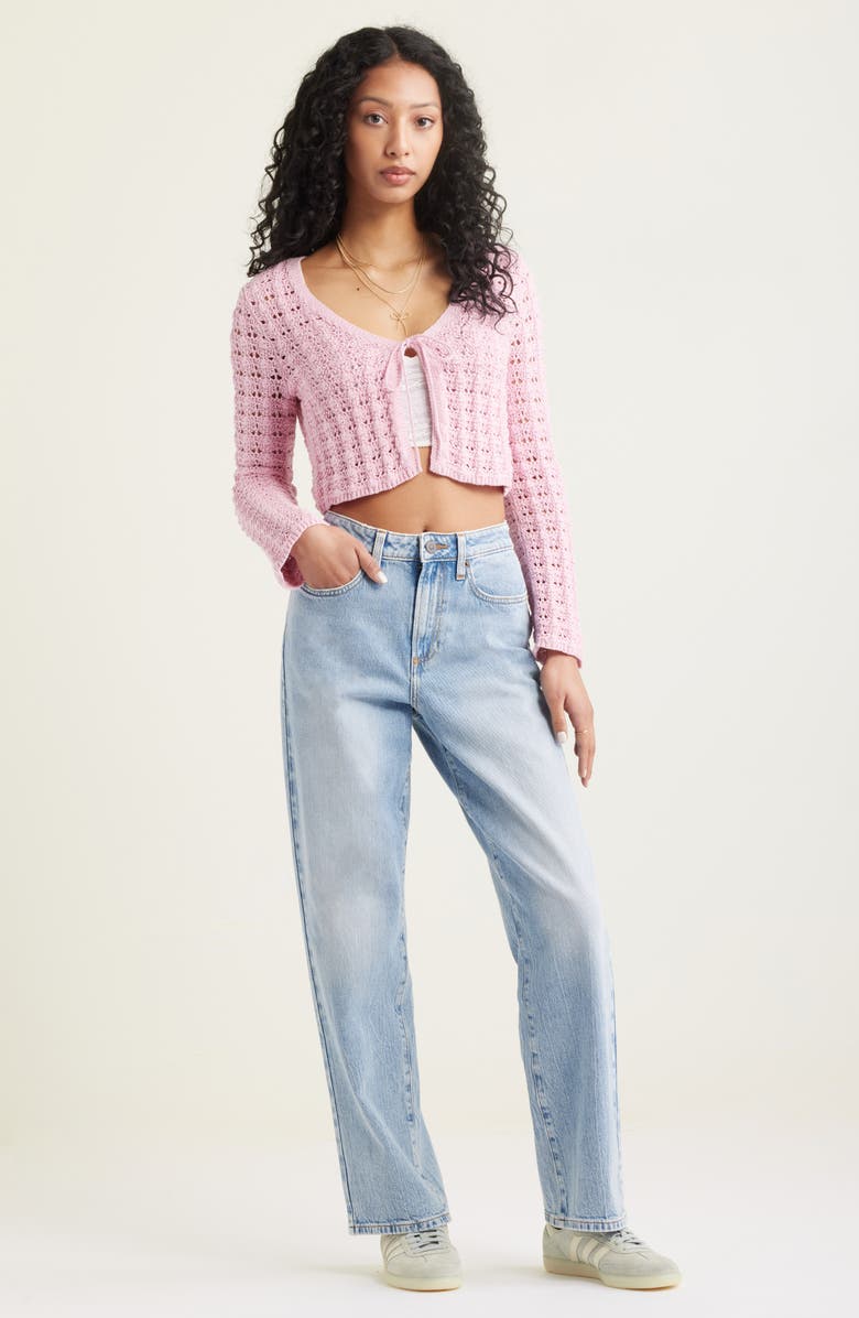 BP. '90s High Waist Straight Leg Jeans, Alternate, color, 