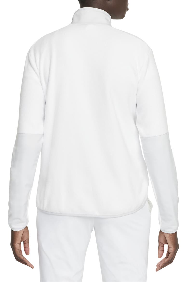 ThermaFIT Victory Half-Zip Golf Top, Alternate, color, 100 WHITE/PHOTON DUST/WHITE